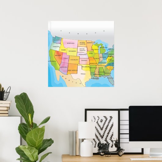 USA POSTER (Heimbüro)