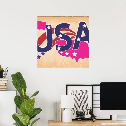USA POSTER (Heimbüro)
