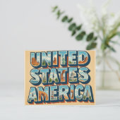 USA Postkarte (Stehend Vorderseite)