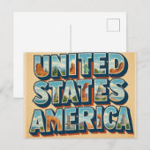 USA Postkarte (Vorne/Hinten)