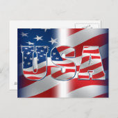 USA Postkarte (Vorne/Hinten)