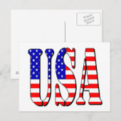 USA Postkarte (Vorne/Hinten)