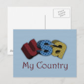 USA POSTKARTE (Vorne/Hinten)
