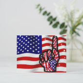 USA!_ POSTKARTE (Stehend Vorderseite)