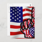 USA!_ POSTKARTE (Vorne/Hinten)