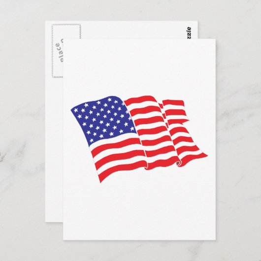 USA POSTKARTE (Vorne/Hinten)