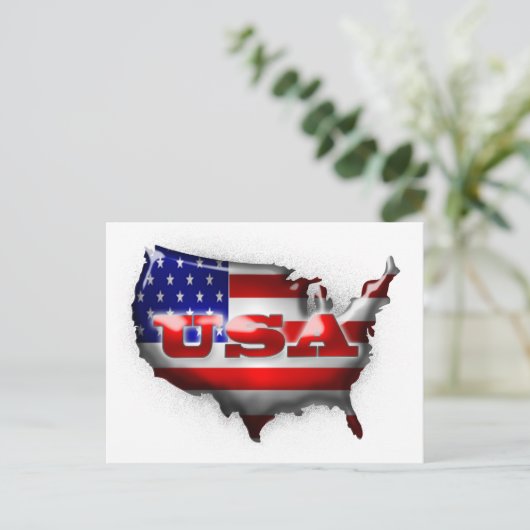 USA Postkarte (Stehend Vorderseite)