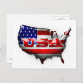 USA Postkarte (Vorne/Hinten)
