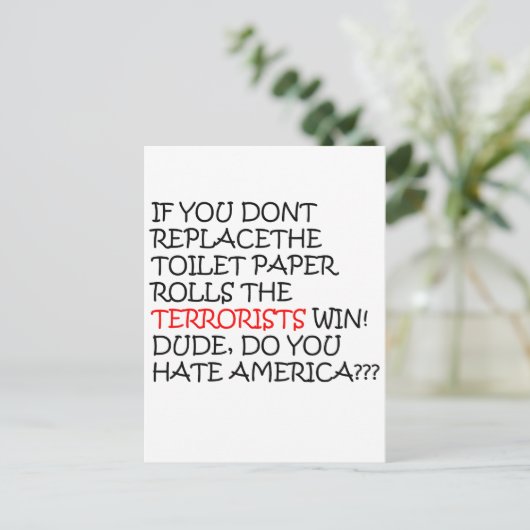 usa postkarte (Stehend Vorderseite)