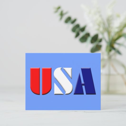 USA POSTKARTE (Stehend Vorderseite)