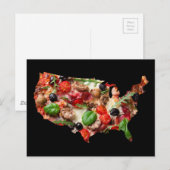 USA POSTKARTE (Vorne/Hinten)