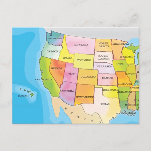 USA POSTKARTE (Vorderseite)