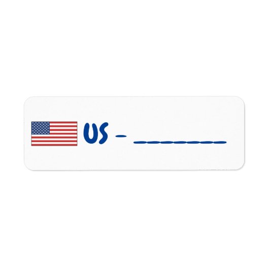 USA - Postübermittlung (Vorne)