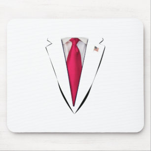 USA Präsident Trump Anzug Einfaches Halloween Kost Mousepad