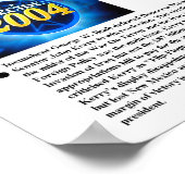 USA Präsidentenwahlposter 2004 Poster (Ecke)