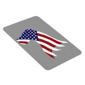 USA Pride Great Dane Magnet (Rechte Seite)