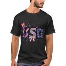 USA Pride Hat & Bow T-Shirt