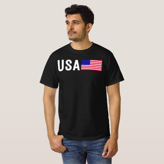 USA Pride Mens T - Shirt (Vorne ganz)