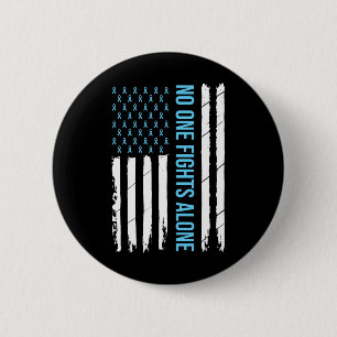 Usa Prostatakrebs-Bewusstsein Hellblaues Band Su Button