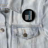 Usa Prostatakrebs-Bewusstsein Hellblaues Band Su Button (Beispiel)
