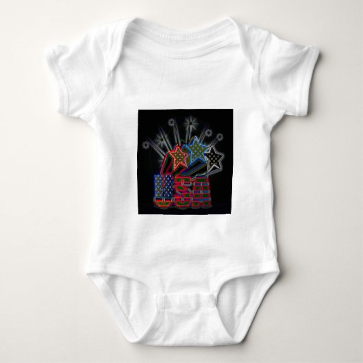 USA Proud Baby Strampler (Vorderseite)