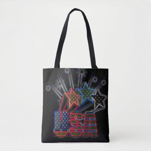 USA Proud Tote Bag Tasche (Vorderseite)