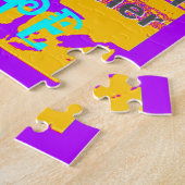 USA Psychedelic Hope: Neon Unity Art Puzzle (Seite)