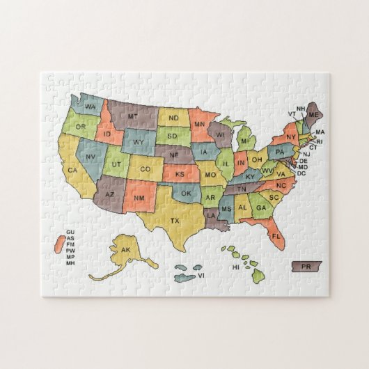 USA PUZZLE (Horizontal)