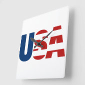 USA. QUADRATISCHE WANDUHR (Winkel)