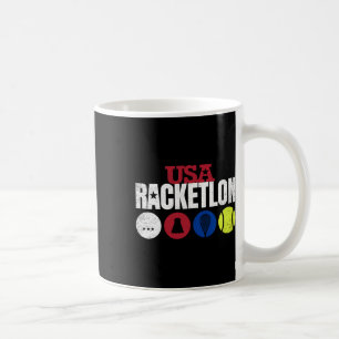 Usa Racketlon - Table Tennis Badminton Squash Tenn Kaffeetasse