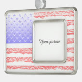 USA Rahmen-Ornament SILBER (Links)