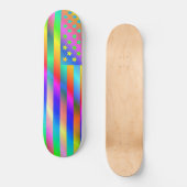 USA Rainbow Flag Skateboard (Vorderseite)