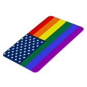 USA Rainbow Pride Magnet (Linke Seite)