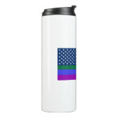 USA Rainbow Pride Thermosbecher (Nach links gedreht)