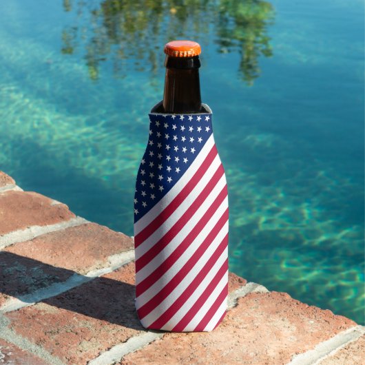 USA Red Blue White US Flagge Bottle Cooler Flaschenkühler (In Situ Pool)
