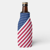 USA Red Blue White US Flagge Bottle Cooler Flaschenkühler (Flaschenvorderseite)
