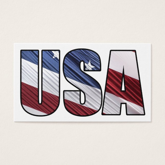 USA - Red White and Blue American Patriotic Flag (Vorderseite)