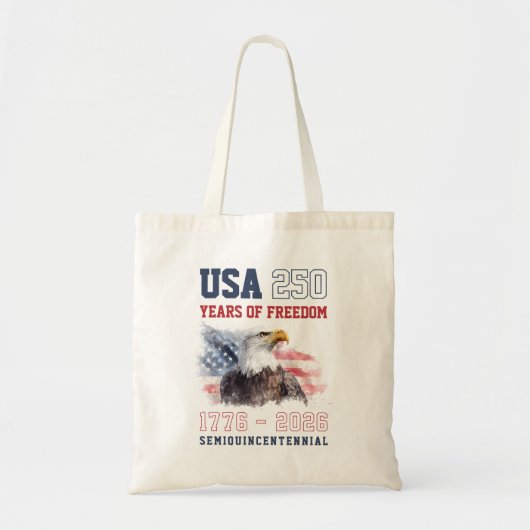 USA Red White and Blue America's 250th Anniversary Tragetasche (Vorne)