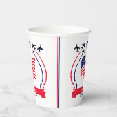USA Red White & Blue Any Occasion Party Supplies Pappbecher (Rechts)