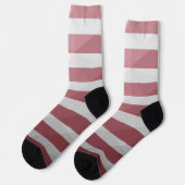 USA Red White Blue Geometric Mesh Pattern Socken (Linkes Detail)