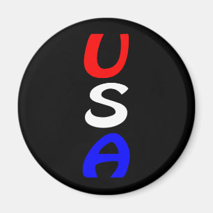 USA Red, White & Blue Magnet