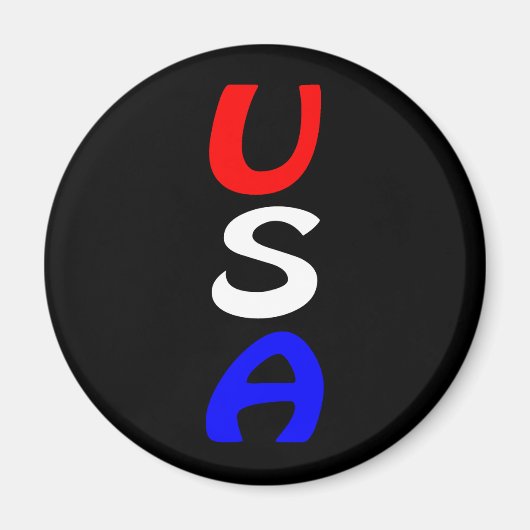 USA Red, White & Blue Magnet (Vorne)