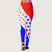 USA RED WHITE & BLUE USA LEGGINGS (Rückseite)