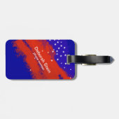 USA Reise Gepäckanhänger (Rückseite horizontal)