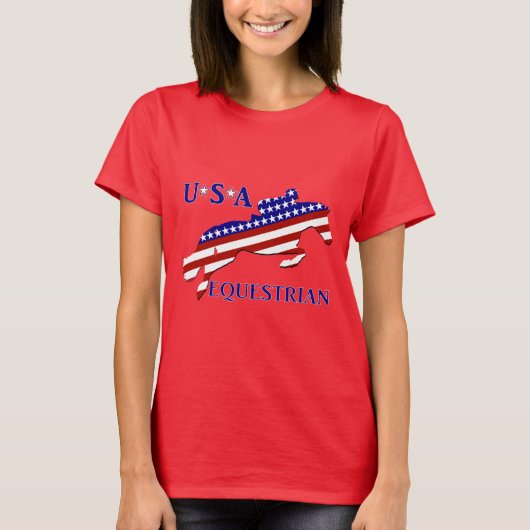 USA - Reittiere T-Shirt (Vorderseite)