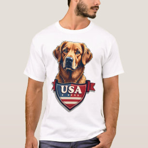 USA Retriever Heritage Vintage Hundeshirt 2 T-Shirt