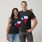 USA Retro Texas Flag Google Map America Men Women T-Shirt (Unisex)