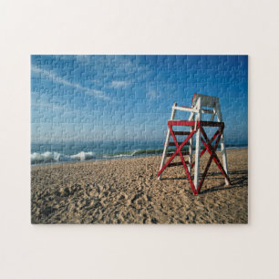 USA, Rhode Island, Charleston Beach, Strandpromena Puzzle
