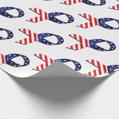 USA Ribbon Geschenkpapier (Ecke)