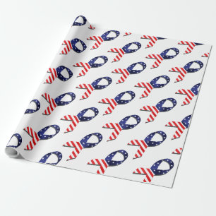 USA Ribbon Geschenkpapier